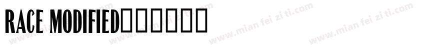 Race Modified字体转换